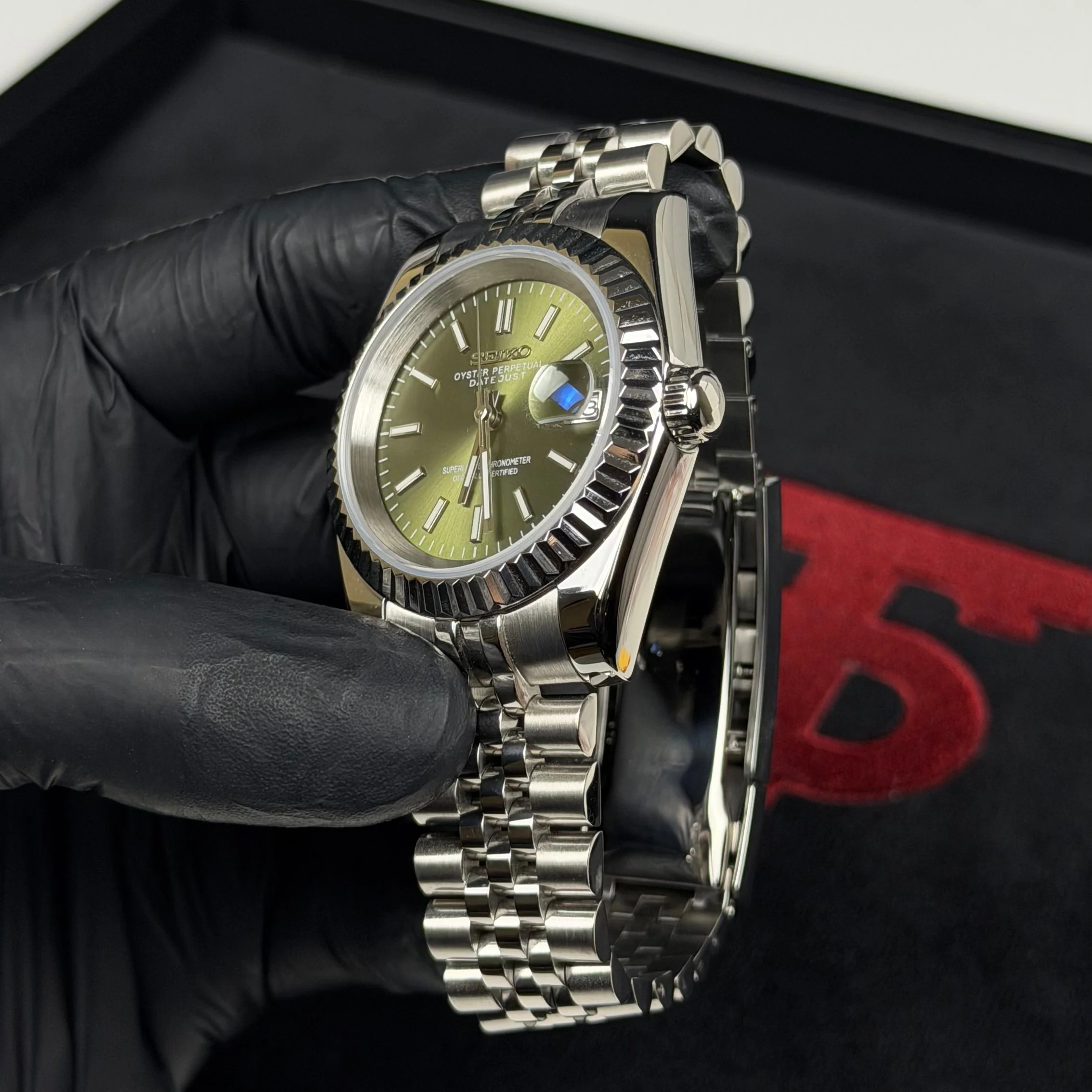 Datejust Mod - Olive - Image 3