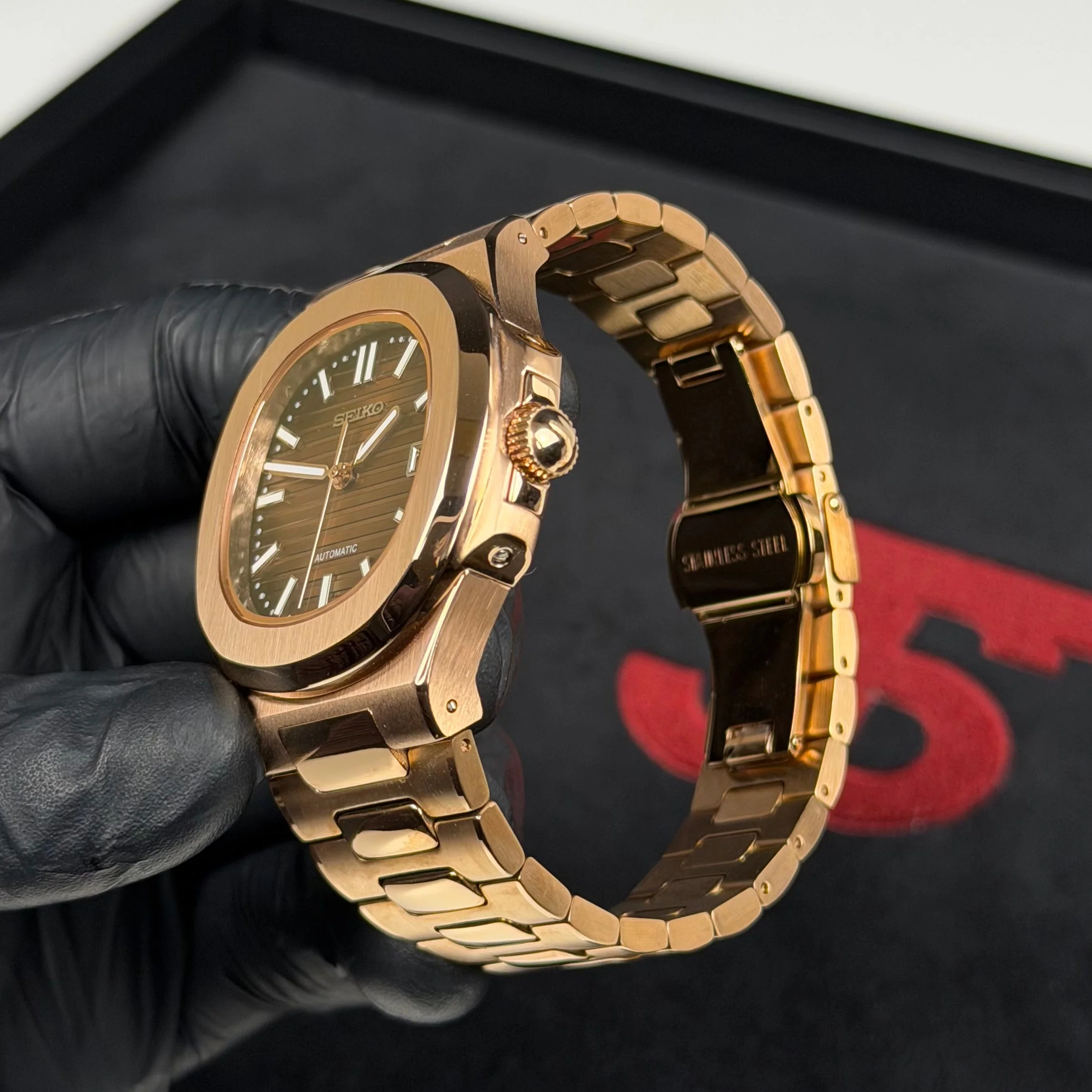 Nautilus Mod - Rose Gold Chocolate - Image 3