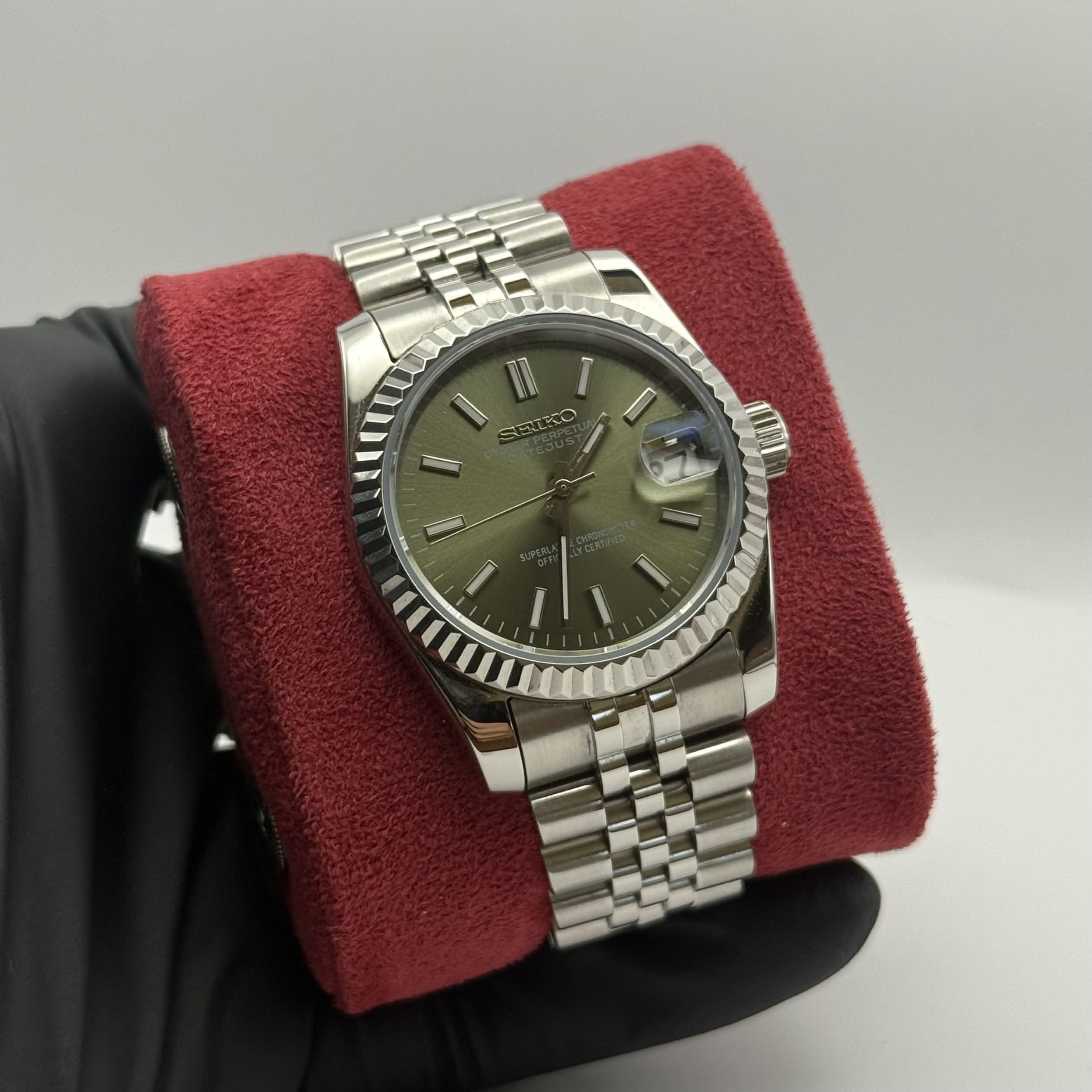 Datejust Mod - Olive - Image 4