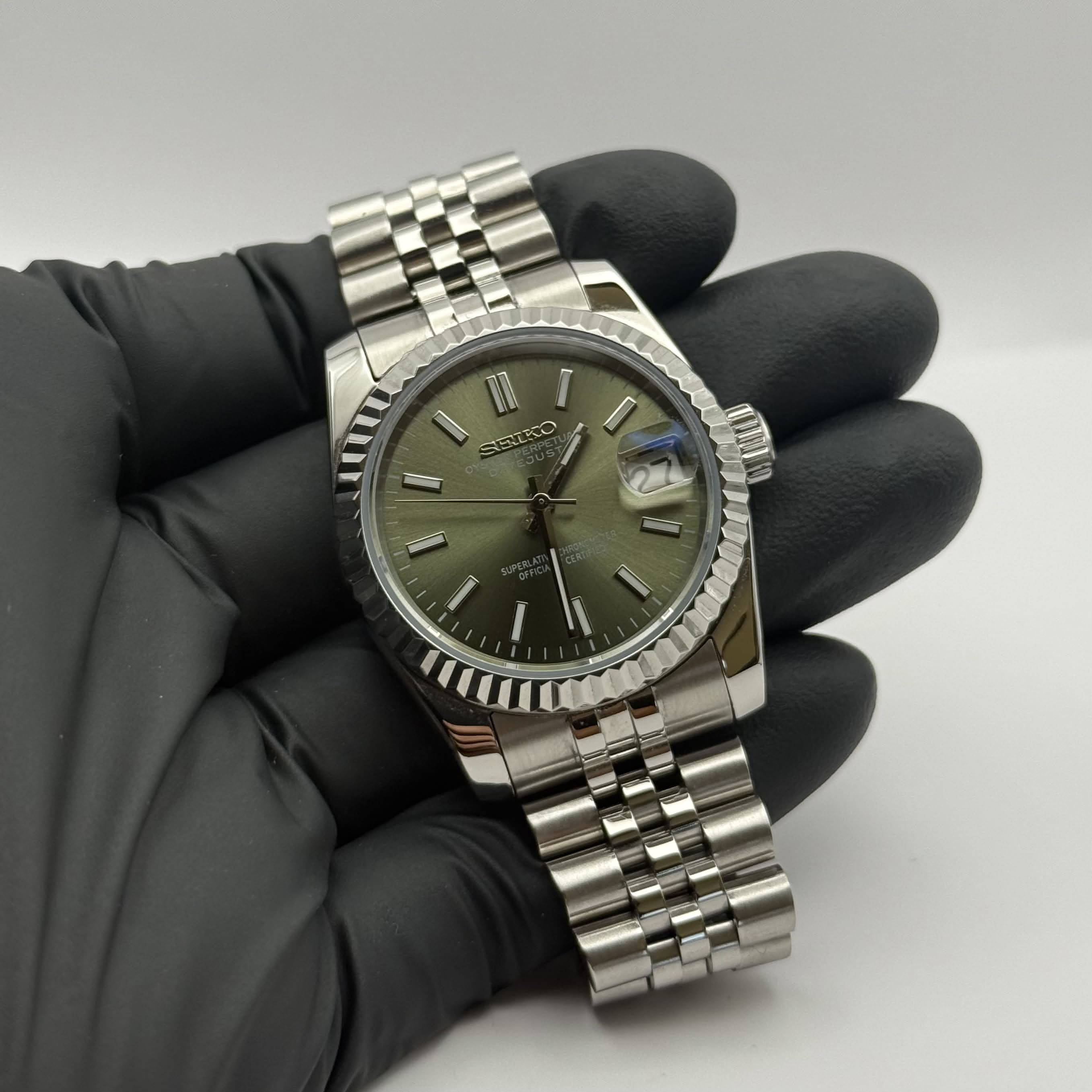 Datejust Mod - Olive - Image 5