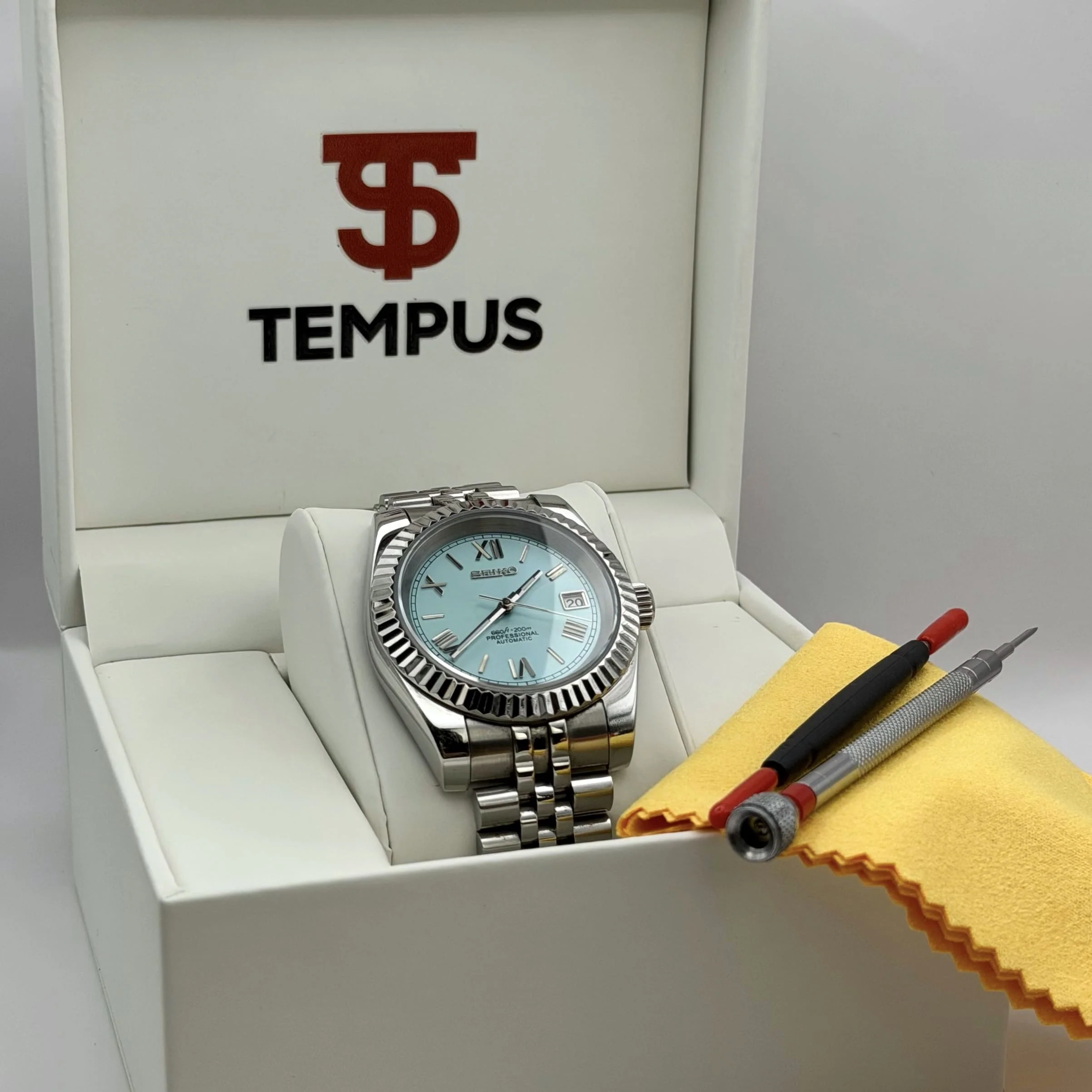 Datejust Mod - Roman Baby Blue - Image 4