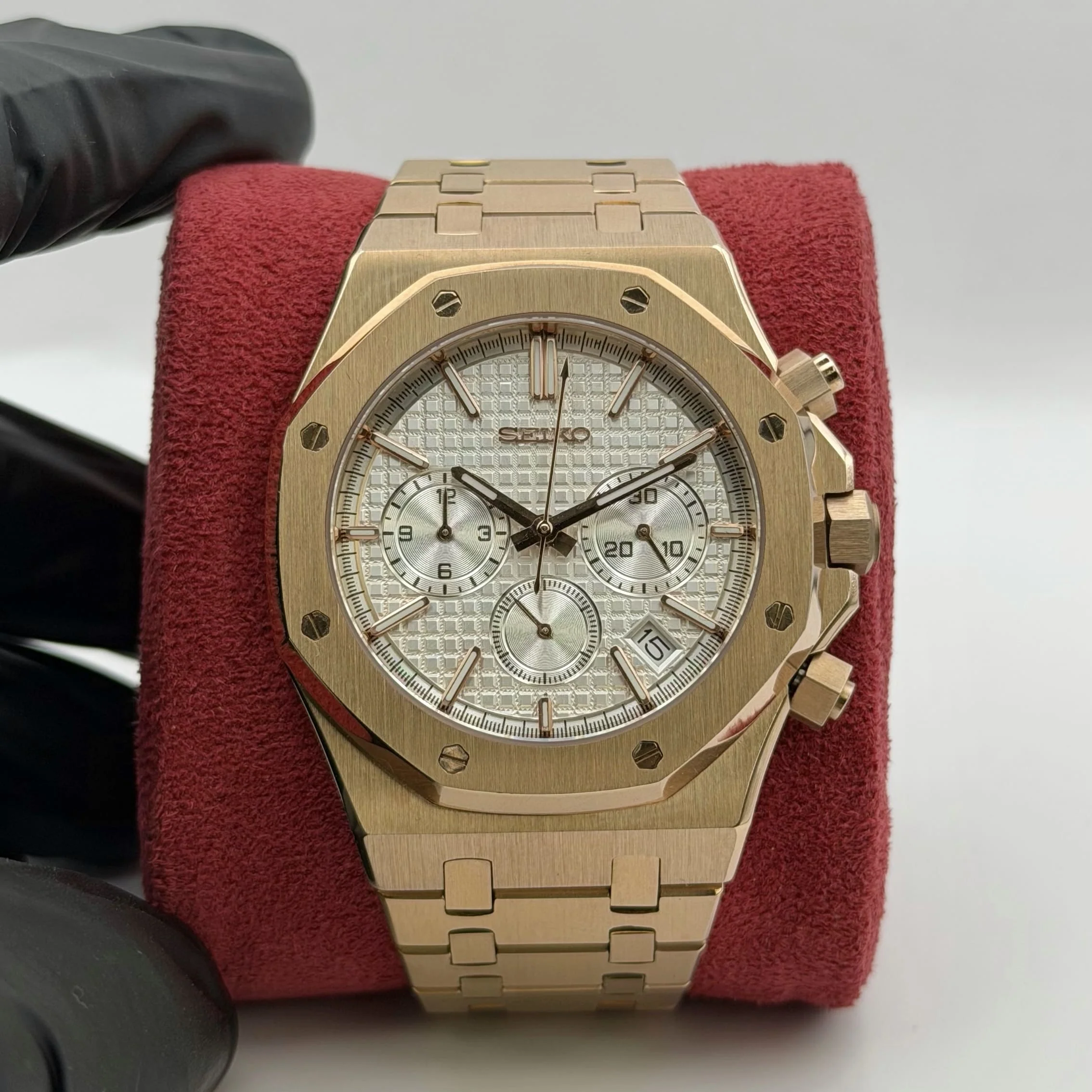 Royal Oak Chrono Mod - Rose Gold White - Image 9